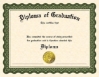 Pre Printed Diploma Diploma, stock diploma, award