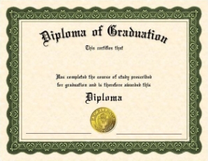 Pre Printed Diploma Diploma, stock diploma, award