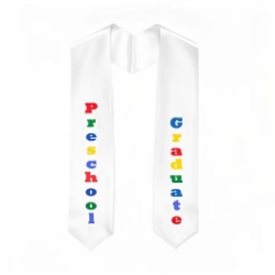 Preschool Graduate Printed Graduation Stole 50" Length  Printed Graduation Stole 50" Length for Home School | Preschool | Kindergarten