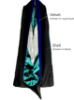 Stock Hoods hood, stock hood, velvet, bachelor hood, master hood, doctoral hood