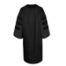 Back of Traditional Doctoral Gown